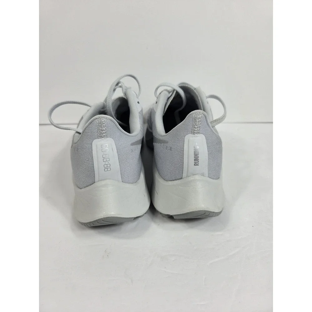 Nike Air Zoom Pegasus 37  WOMEN  9 White Silver Sneaker  ( NO INSOLES )